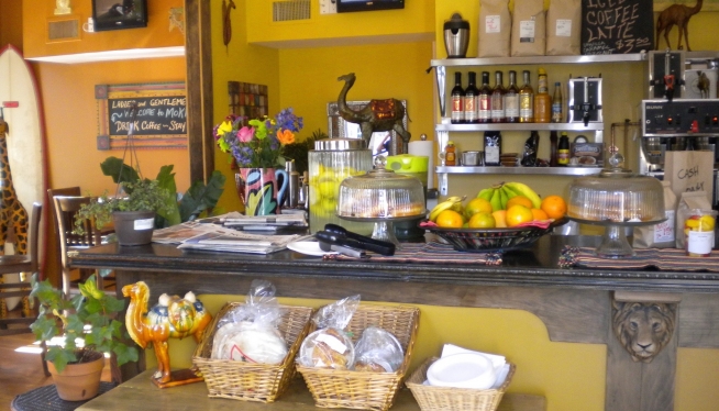 Inside of Mokka Coffeehouse