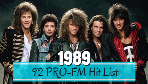 PLAYLIST: 1989 92 PRO-FM Hit List